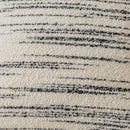 DecorBites™ Comfort Woolen Pillow Cover Beige Black Striped 45*45 Luxe Plush Home Décor