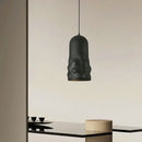 Textured creamy wind pendant lamps for dining room