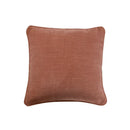 Textured earthy tones cotton linen pillow cover set living room