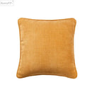 Textured earthy tones cotton linen pillow cover set living room