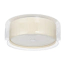 Textured gold & pleated white glass shade ceiling light bedroom