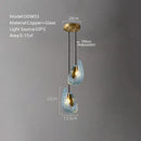 Textured turquoise blue glass luxury wall sconce pair for bedroom