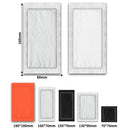 Textured white silicone kitchen absorbent pads 100pcs