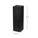 Black 1-Bottle Wooden Wine Box