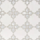 Thassos White, Pura Glass, White Mother Multi Finish Susanna Marble Mosaics 12 1/32x12 1/8
