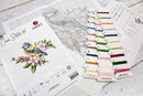 The blue tit  B1195L Counted Cross-Stitch Kit