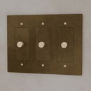 The Brass 3-Way Rotary Dimmer Switch (1 to 5 Gang)