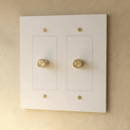 The Brass 3-Way Rotary Dimmer Switch (1 to 5 Gang)