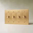 The Brass Dimmer Switch (1 to 5 Gang)