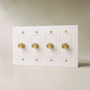 The Brass Dimmer Switch (1 to 5 Gang)