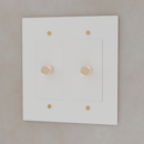 The Brass 3-Way Rotary Dimmer Switch (1 to 5 Gang)