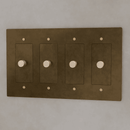 The Brass 3-Way Rotary Dimmer Switch (1 to 5 Gang)