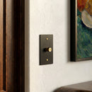 The Brass 3-Way Rotary Dimmer Switch (1 to 5 Gang)