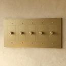 The Brass 3-Way Rotary Dimmer Switch (1 to 5 Gang)