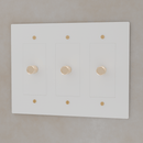 The Brass 3-Way Rotary Dimmer Switch (1 to 5 Gang)