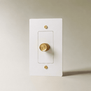 The Brass 3-Way Rotary Dimmer Switch (1 to 5 Gang)