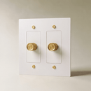 The Brass Dimmer Switch (1 to 5 Gang)
