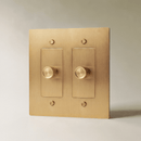 The Brass Dimmer Switch (1 to 5 Gang)