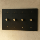 The Brass 3-Way Rotary Dimmer Switch (1 to 5 Gang)
