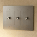 The Brass 3-Way Rotary Dimmer Switch (1 to 5 Gang)
