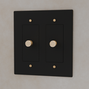 The Brass 3-Way Rotary Dimmer Switch (1 to 5 Gang)