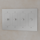 The Brass 3-Way Rotary Dimmer Switch (1 to 5 Gang)