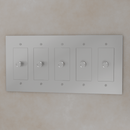 The Brass 3-Way Rotary Dimmer Switch (1 to 5 Gang)