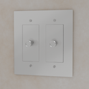 The Brass 3-Way Rotary Dimmer Switch (1 to 5 Gang)