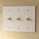 The Brass 3-Way Rotary Dimmer Switch (1 to 5 Gang)