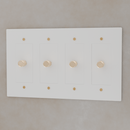 The Brass 3-Way Rotary Dimmer Switch (1 to 5 Gang)
