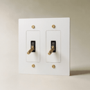 The Brass 4-Way Toggle Switch (1 to 5 Gang)