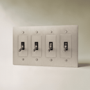 The Brass 4-Way Toggle Switch (1 to 5 Gang)