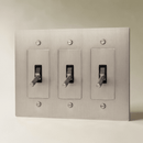 The Brass 4-Way Toggle Switch (1 to 5 Gang)