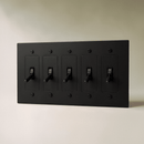 The Brass 4-Way Toggle Switch (1 to 5 Gang)