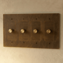 The Brass Dimmer Switch (1 to 5 Gang)