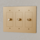 The Brass 3-Way Rotary Dimmer Switch (1 to 5 Gang)