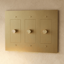 The Brass Dimmer Switch (1 to 5 Gang)