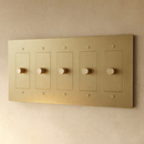 The Brass Dimmer Switch (1 to 5 Gang)