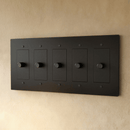 The Brass Dimmer Switch (1 to 5 Gang)