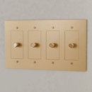 The Brass 3-Way Rotary Dimmer Switch (1 to 5 Gang)