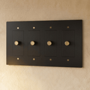The Brass Dimmer Switch (1 to 5 Gang)