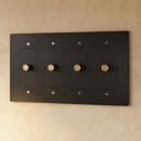 The Brass Dimmer Switch (1 to 5 Gang)