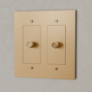 The Brass 3-Way Rotary Dimmer Switch (1 to 5 Gang)