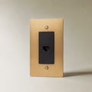 The Brass Ethernet Socket (RJ45) (1-Gang)
