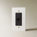 The Brass Ethernet Socket (RJ45) (1-Gang)