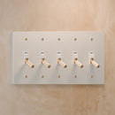 The Brass Toggle Switch (1 to 5 Gang)