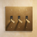 The Brass Toggle Switch (1 to 5 Gang)
