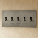 The Brass Toggle Switch (1 to 5 Gang)