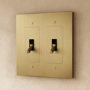 The Brass 4-Way Toggle Switch (1 to 5 Gang)