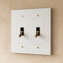 The Brass 4-Way Toggle Switch (1 to 5 Gang)